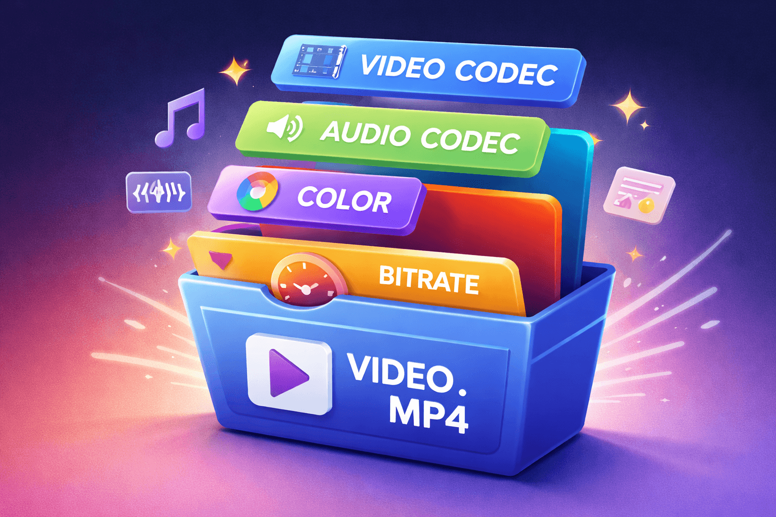 The Complete Guide to Video File Formats: Containers, Codecs, Color, Bitrate & Transparency