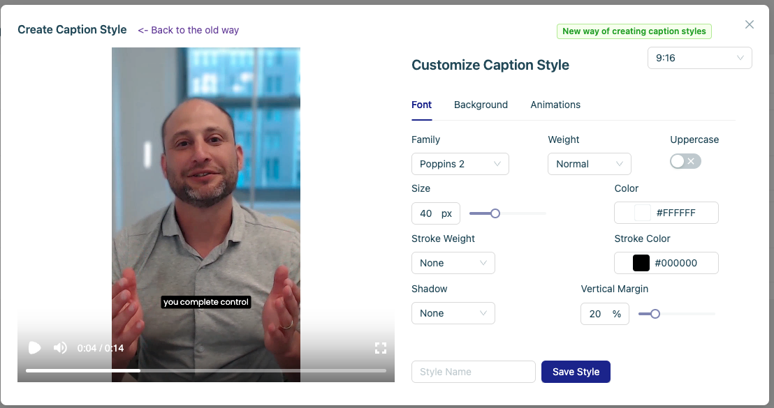 A screenshot of the Videospan platform